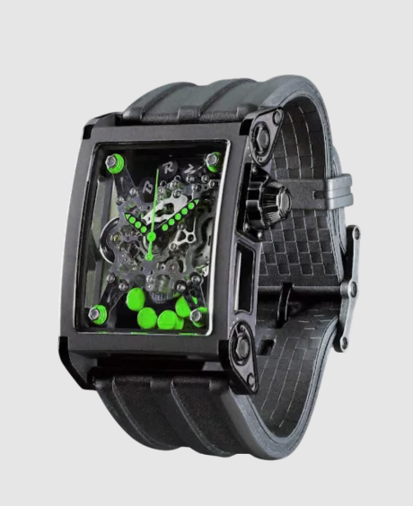 Review High Quality B.R.M Replica Watches For Sale BRM Heritage Racing Birotor Green